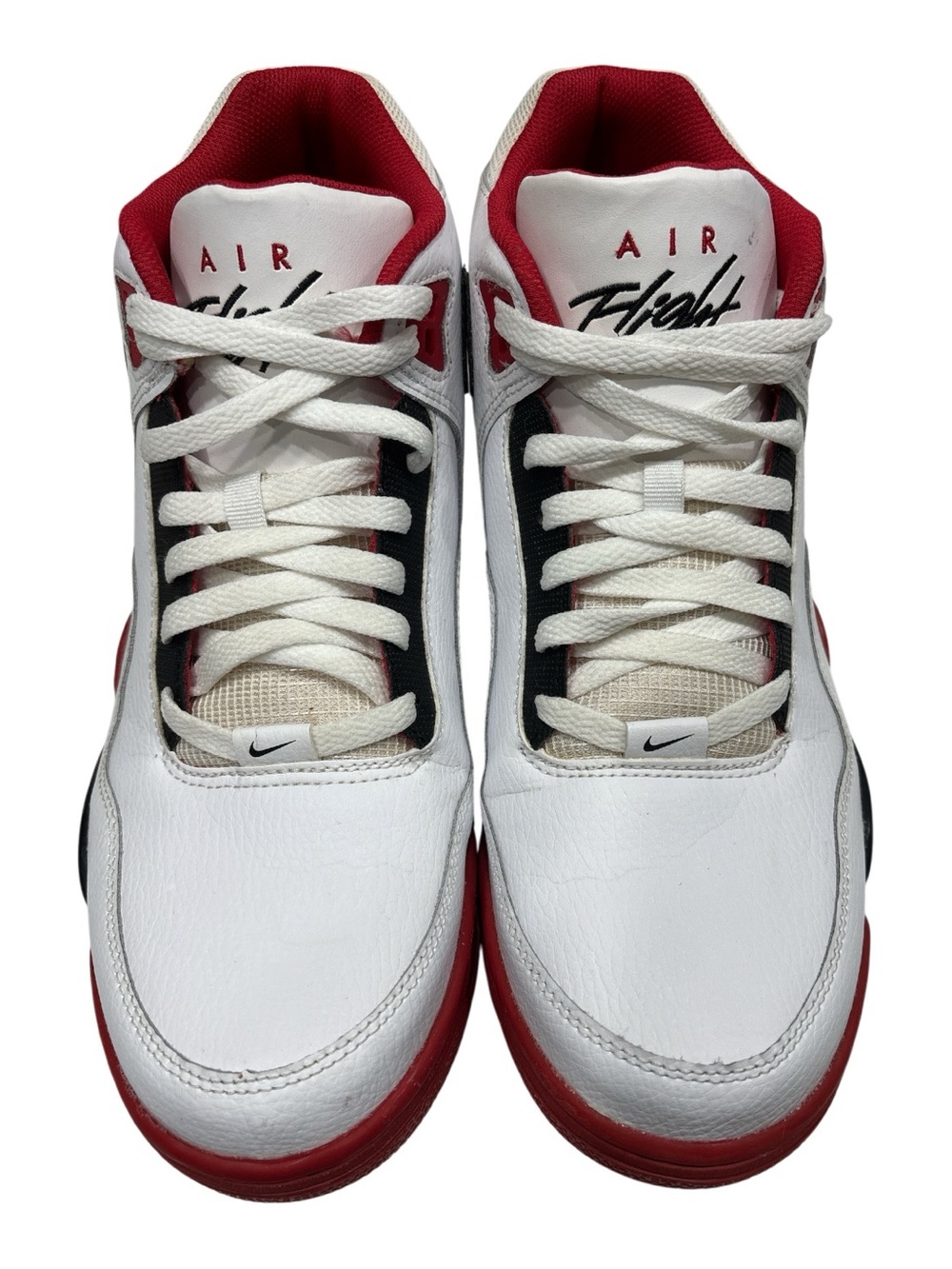 Nike Men's Flight Legacy Shoes White Black Red BQ4212-100 11.5M